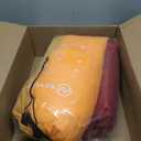 Nevlers Red & Saffron Inflatable Lounger 2 Pack | 210T Polyester Blow Up Chair | No-Pump Inflatable Couch Set | Air Couch w/ 450 lbs. Capacity, Pockets & Carry Bags for Use as Portable Beach Chair | 210T Polyester Blow Up Chair | No-Pump Air Couch w/ 450 lbs. Capacity, Pockets & Carry Bags For Use as Portable Beach Chair