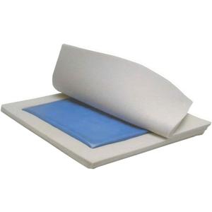 Medline Pressure Redistribution Cushion Seat with Gel Foam for Wheelchairs, 16" x 16" x 2", Comfort Support & Pressure Relief