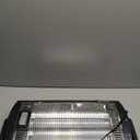 Comfort Zone CZQTV5M 750/1,500-Watt Ceiling Mounted Dual Quartz Radiant Heater with 90-Degree Adjustable Tilt, Metal Safety Grille, Overheat Protection (Hardware Included), Black