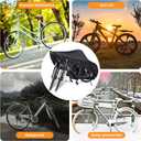 Bike Cover Waterproof Outdoor - Bicycle Covers for 1 or 2 Bikes - 420D Heavy Duty Rain Sun UV Dust Wind Proof Cover for Electric Mountain Road Bike