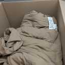 Bedsure California King Comforter Set, Brown Soft Prewashed Bedding for All Seasons, 3 Pieces GentleSoft Bed Set, 1 Lightweight Comforter (104"x96") and 2 Pillowcases (20"x36")
