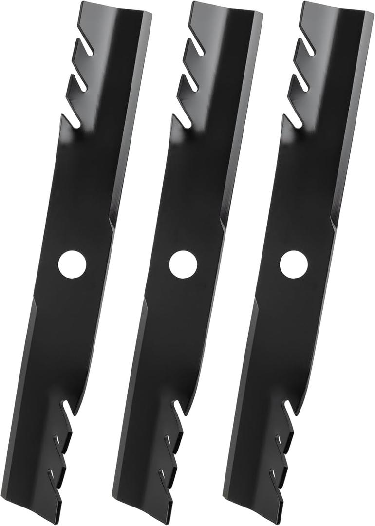 103-6397 Mulching Blades Compatible with 52" Toro Lawn Mowers, 116-5175 Mower Blades Compatible with Ex mark 52" Lazer Z Turf Tracer, Replace for 103-6387, 103-6402, 109-6873, 103-6382, 3 Pack