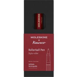 Moleskine x Kaweco, Roller Pen, 0.7mm Point, Red with Black Ink