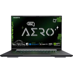 GIGABYTE AERO X16; Copilot+ PC - 165Hz 2560x1600 WQXGA - NVIDIA GeForce RTX 5060 - AMD Ryzen AI 7 350-1TB SSD with 16GB DDR5 RAM - Windows 11 Home - Space Gray