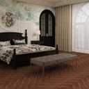 Elffloor Peel and Stick Floor Tile, Waterproof Vinyl Flooring Easy to Install, Self Adhesive Wood Grain Look Flooring 20 Pcs for Bedroom, Kitchen, Bathroom (35.4 in  5.9 in 20pcs, Red)