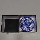 Hand Operated Flying Toy Drone for Kids, 360 Hands Free Motion Sensors Mini Drone with Cool LED Lights, Easy Indoor Small UFO Toy Flying Ball Drone for 6 7 8 9 10+ Year Old Boys and Girls (Blue)