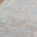 Momeni Rugs Isabella Traditional Medallion Flat Weave Area Rug, 2'3" X 7' Runner, Blue