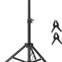 Selens Photography Backdrop Stand 30 Inches Small T Shape Support Light Stands Mini Holder for Photo Studio Tabletop Desktop Background Paper, T-Shape Background Support Stand Crossbar with 2 Clamps