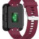 Compatible with Garmin Forerunner 35 Band,Solf Silicone Replacement Bands for Garmin Forerunner 35 Watch (Wine Red1)