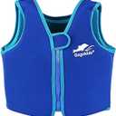 Vine Kids Swim Vest Toddler Learn to Swim Floatation Jackets Training Vest for Boys Girls (5-8 Years, Blue)