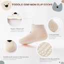 Baby Toddler Socks Grip Non Slip Boys Girls Cotton 12 Pack for Kids Ankle Cute Socks 6M-7Years (3-5T, Animals5)