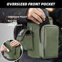 Tactical Water Bottle Holder Bag with Strap, Water Bottle Carrier Pouch for Walking, Gym, Camping, Fishing, Hunting 32oz, 64oz, 128oz One Gallon Tactical Carrier Holder