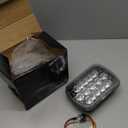 H6054 Led Headlights, Compatible with Chevy Express Cargo Van 1500 2500 3500 Truck Nissan Pickup Hardbody 240SX D21 NX Ford E250 E350 Black Pair 5X7 7X6 Inch Led Headlights Hi/Lo Sealed Beam