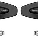 FENRIR CNC Aluminum Alloy Cafe Racer Black Motorcycle Bar End Mirrors Side Folding 22MM 7/8" inch Handlebar Mirror Universal Rear View For M6/M8 Standard Super Sport Naked Street Bike Scooter Minimoto (Please Watch Our Second Installation Photo!!!)