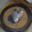 KOLAKO Ceiling Curtain Track, Flexible Bendable Curtain Rails Ceiling Wall Mount 12Ft Curved Sliding Curtain Track System, Room Divider, Black Ceiling Track Set for Shower Rv