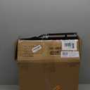 Furnulem Tall 4 Drawers Dresser, Vertical Storage Tower Black Dresser for Bedroom, Hallway, Entryway, Nursery, Closet Organizer, Nightstand Bedside Table Furniture, Sturdy Steel Frame, Wood Top