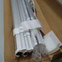 FREELICHT 4 Pack 4ft LED Grow Light, 60W (350W Equivalent), Sunlike Full Spectrum Integrated Plant Light for Hydroponic Indoor Plant Seedling Veg and Flower, Plug in with On/Off Switch