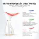 Red Light Facial Massager, Skin Care Tools for Face & Neck Beauty Device, 3 in 1 Face Massager Tool with LED, Thermal, Vibration, Tightenings, Rejuvenation for Women