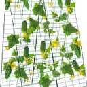 48" H x 34" L Cucumber Trellis for Garden A Frame, Garden Trellis for Climbing Plants Outdoor for Raised Bed(1 Packs)