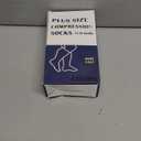 Cotton Plus Size Compression Socks for Women&Men Wide Calf 15-20 mmHg Knee High Soft Sock for Nurses, Pregnancy (X-Large, 3 Pairs)