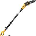 Pole Saw Corded, 6 Amp 8 Inch Pole Saws for Tree Trimming, Electric Pole Saw with 13 Feet Height Reach, Tool-free Installation