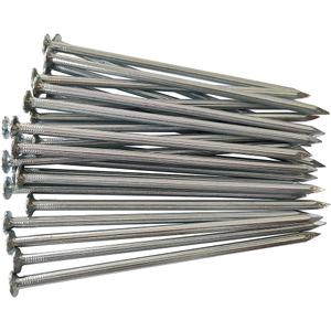 Metal Nails; 6-Inch 144 Pcs Landscape Anchoring Spikes for Paver Edging, Weed Barriers, Turf, House Construction, Carpentry Nail, Tent, Anchoring Stakes (144-6in)