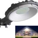 deerdance LED Barn Light, Dusk to Dawn Outdoor Lighting with 80W 10000LM 5000K Daylight, IP65 Waterproof Area Street Light for Farmhouse Barns Garage Yard Warehouse Outdoor Security Lighting, (1Pack)