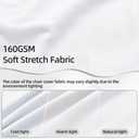 10 Packs White Spandex Stretch Folding Chair Covers for Wedding Party,Universal Fitted Washable Dining Seat Slipcovers Protector Decoration for Holiday Banquet Birthday Celebration Event