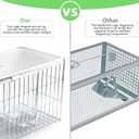 Faicuk Heavy Duty Squirrel Trap Chipmunk Trap Rat Trap and Other Similar-Size Rodents - 16.3 x 6 x 6.7