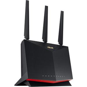 ASUS RT-AX86U Pro (AX5700) Dual Band WiFi 6 Extendable Gaming Router, 2.5G Port, Mobile Game Mode, Port Forwarding, Subscription-Free Network Security, VPN, AiMesh Compatible , BLACK