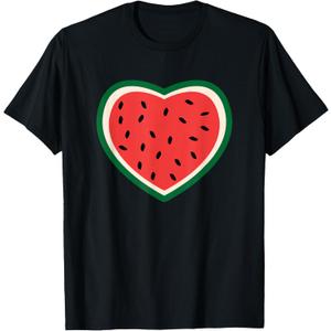 Palestine Watermelon Vintage Palestinian Colours T-Shirt, 