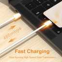 iPhone 15 Fast Cable,3ft Fast Charging Cable USB C to USB C Charging Cable 3ft 60W,Type C to Type C Fast Charger Cord Compatible for iPhone 15/15 Pro/15 Plus/15 Pro Max/Samsung/iPad/MacBook (White)