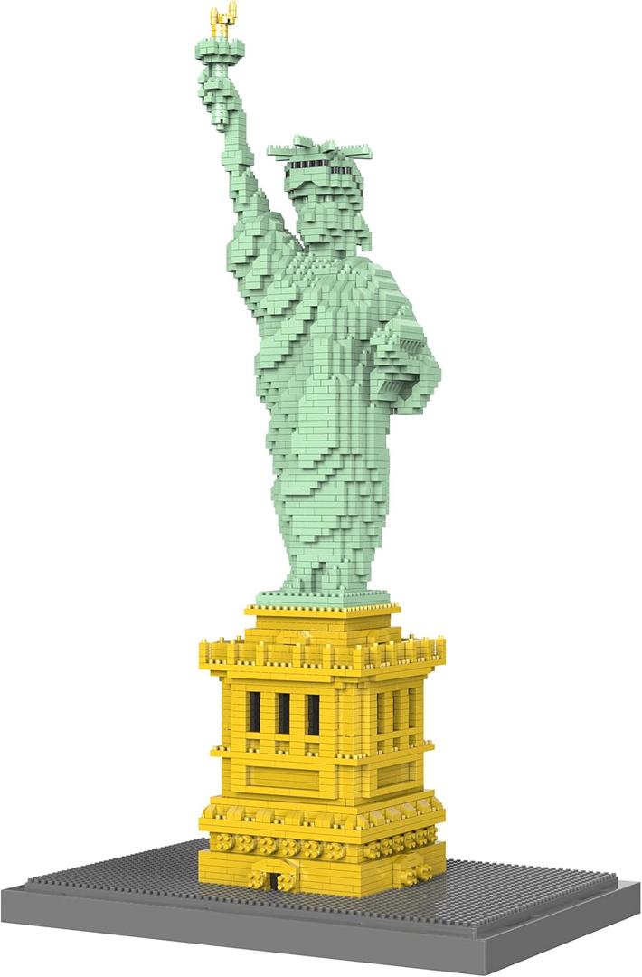 dOvOb Statue of Liberty Micro Mini Blocks Building Set (2510PCS) - Architectural Model Toys