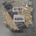 CPicdn 5Pcs Winter Christmas Tiered Tray Decor Centerpieces, Snowman Snowflakes Wood Sign Farmhouse Rustic Table Topper Decoration Black White Let It Snow Holiday Supplies for Home Office Desk Shelf