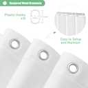 Dynamene Stall Fabric Shower Curtain, 60 inch Modern Farmhouse Yellow and White Boho Striped Cloth Shower Curtain with Tassels, Hotel Luxury Bathroom Shower Curtain Set with 10 Hook, Yellow, 60x72