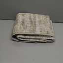 2x5 Rug Runner Washable for Entryway, Soft Bathroom Rugs with Non-Slip Backing, Abstract Low Pile Hallway Runner, Vintage Small Kitchen Carpet for Stair, Laundry Room (Brown/Ivory)