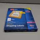 Avery Half-Sheet Printable Shipping Labels, 5.5" x 8.5" Customizable Stickers, White, 200 Blank Mailing Labels, Great for Mailing, Shipping, Organizing, and More (5126)