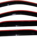 Auto Ventshade [AVS] In-Channel Rain Guards for 2016 - 2022 Honda Pilot (Excludes Touring Models) | Window Vent Visors, 4 pcs. - Smoke | 194557