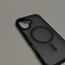 TORRAS Magnetic Shockproof for iPhone 16 Case,18N Mighty Magnetic, 12FT Military Grade Drop Tested, Fit for MagSafe, Protective Hard Back Plastic Slim Phone Case for iPhone 16 6.1", Black Titanium