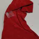 Red Big Bow Decor, 50 x 20 Inch Large Ruby Red Velvet Bow as Christmas Backdrop Wedding Birthday Party Room Wall Decor, Large Giant Valentine's Day Decorations (Heavyweight Velvet, Shaping Process)