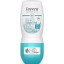 lavera Deo Roll-On Basis sensitiv Natural & Sensitive NATURAL & SENSITIVE 48h - vegan - natural cosmetics - organic aloe vera & natural minerals - without aluminum - 48h protection - 1.7 Fl Oz, BB Date: 09/2027