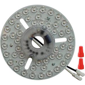 24W 6.3" Close to Ceiling Light Fixture, LED Ceiling Fan Light Kit Replacement, LED Light Board Panel with 3 Color Temperature Memory Function