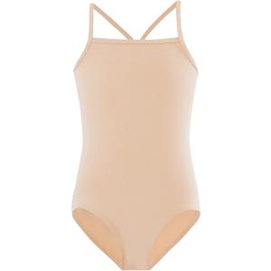 Girls Dance Camisole Leotard Pink Black Undergarment Ballet Bodysuits Dancewear for 2-10 Years Old Kids (13-14 Years)