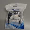 3 x 1-Feet Nema 5-15P to IEC 320 C13 Right Angled Power Cord,US 3-Prong Male to Right Angle IEC Female AC Power Cord