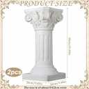 2 Pack 21.7 Inch Roman Column and Pillar Plant Pedestal, Elegant
