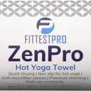 Fittest Pro Non-Slip Hot Yoga Towel with Super-Absorbent Soft Suede Microfiber in Many Colors, for Bikram Pilates and Yoga Mats. (72.00 x 26.50) Frosted Blue