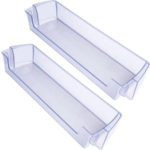 2 Pack RT18M6215SR Door Shelf For Samsung Refrigerator Door Shelf DA63-08645A RT18M6213SR RT18M6215SG Suitable With Samsung Fridge Door Shelves For Samsung RT18M6213SG Door Shelf