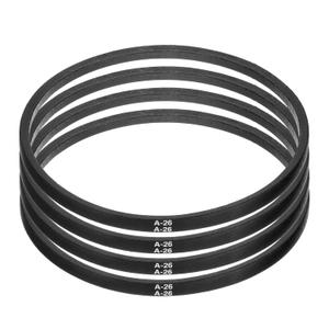 uxcell 4 Pcs A26 or 4L280 Classic Wrapped Rubber V-Belt, 26"(650mm) Inside Circumference, A Profile V Belt