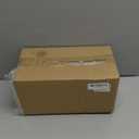 Aneco 18 Pcs Velvet Christmas Ornaments Bulk, 3 Sizes Flocked Christmas Tree Ball, Plastic Xmas Decorative Hanging Ornaments with 18 Ribbons for Xmas Holiday Wreath Tree Decor (Red, Beige, Brown)