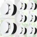 Baquler 8 Pcs 6 Inch Vent Covers, ABS Adjustable Soffit Vent, Soffit Vents 6 inch Round Ceiling Diffuser for Living Room Closet Bathroom Indoor Ventilation Use, White
